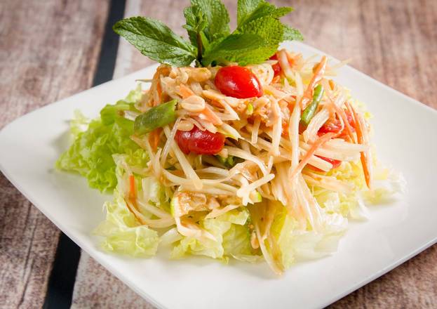 Salade de papaye verte