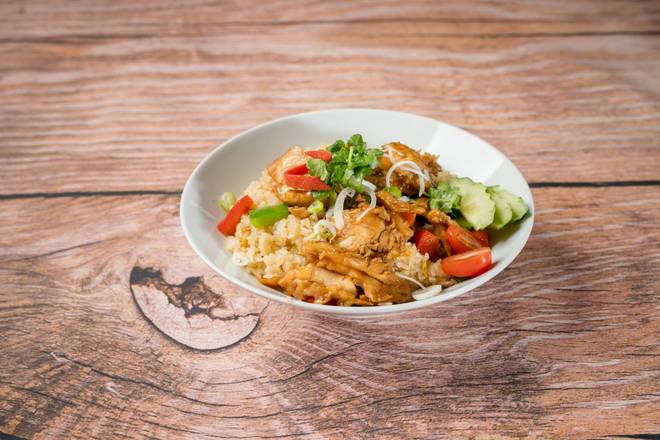 Riz sauté au poulet